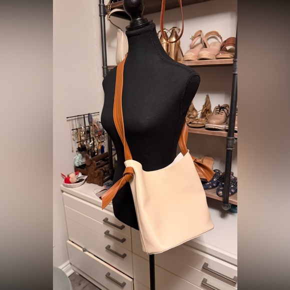 Koton Handbags - Cream and Tan Shoulder Bag